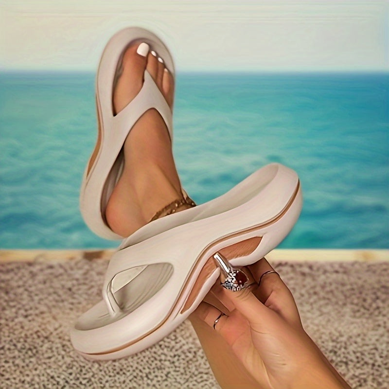 Women'S 3-in-1 Slip-On EVA Sandals - Lightweight Breathable Open-Toe Slippers with Thick Cushioned Sole, Non-Slip PVC Material for Indoor/Outdoor Use, All-Season Comfort for Home, Beach & Garden (Black/White/Pink), Strappy Sandals, Indoor Outdoor