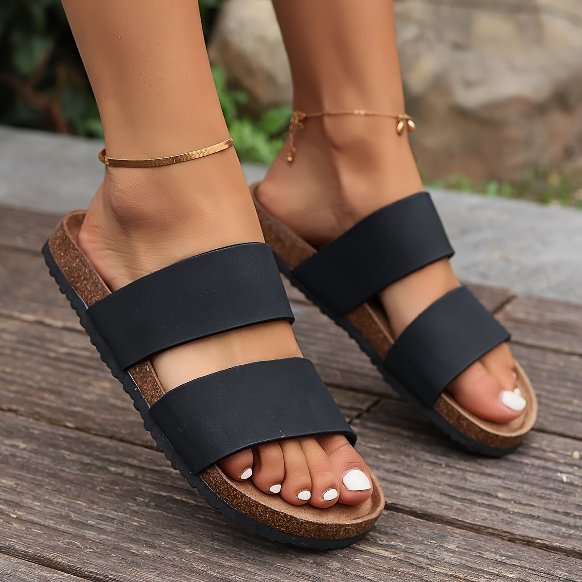 Women's Summer Comfortable Two-Strap Sandals