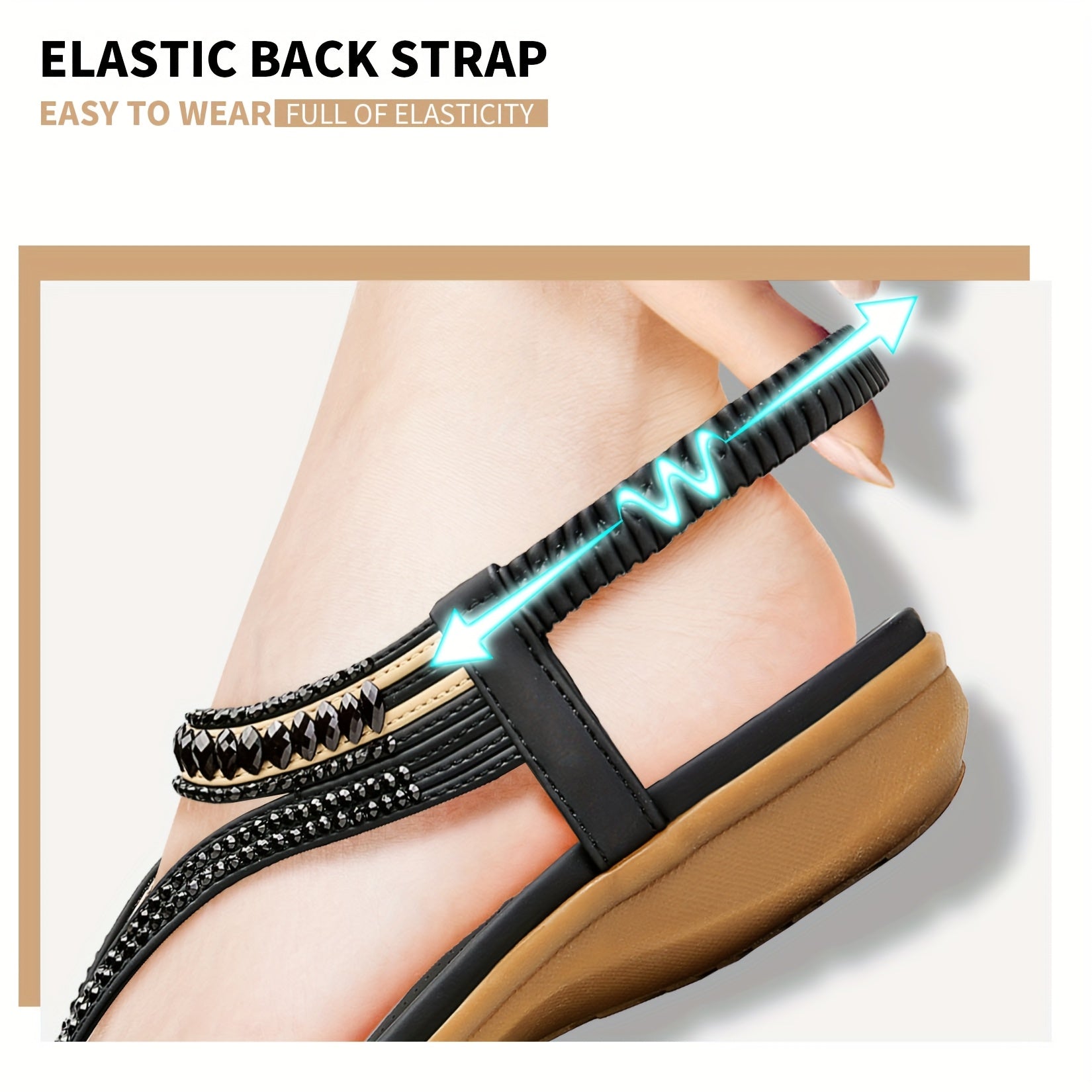 Women'S Sandals Flat Summer Shoes T-Strap Casual Dressy Sandals For Women Arch Support Slingback Sandals