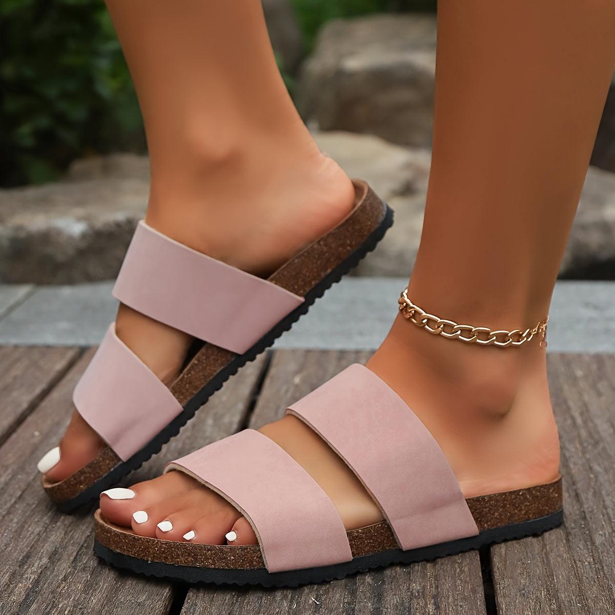 Women's Summer Comfortable Two-Strap Sandals