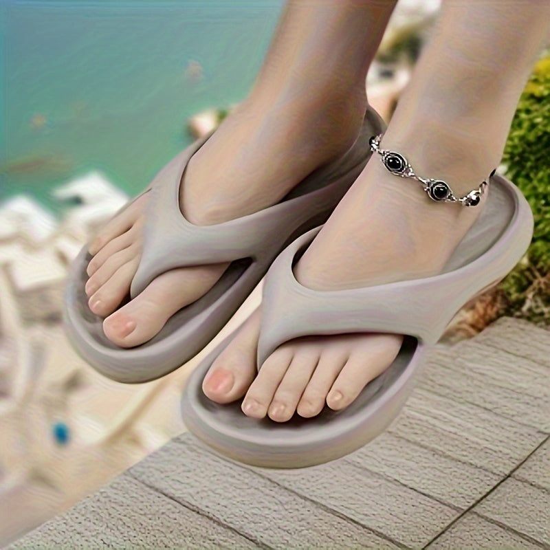 Women'S 3-in-1 Slip-On EVA Sandals - Lightweight Breathable Open-Toe Slippers with Thick Cushioned Sole, Non-Slip PVC Material for Indoor/Outdoor Use, All-Season Comfort for Home, Beach & Garden (Black/White/Pink), Strappy Sandals, Indoor Outdoor