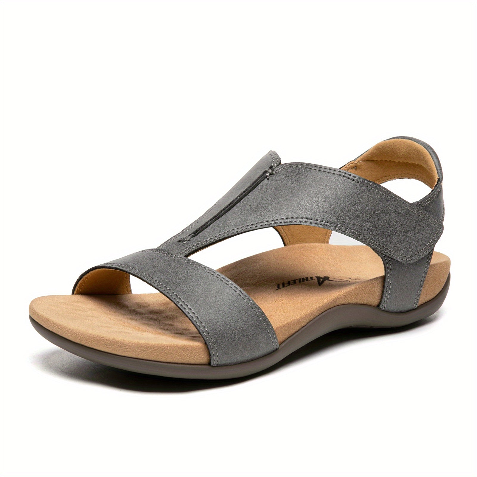 Women'S Orthopedic Arch Support Sandals Summer Comfortable Walking Flat Beach Sandals Casual Dressy